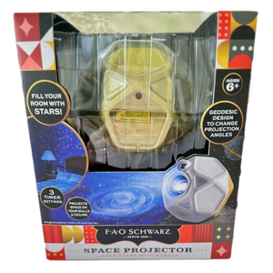 NEW F.A.O. Schwartz Space Projector Laser Stars w/ Nebula Stars Geodesic Design